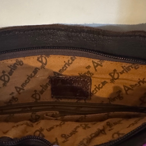 American Darling Fushia Hair on Cowhide Fringe Crossbody -Made in the USA - Picture 5 of 7